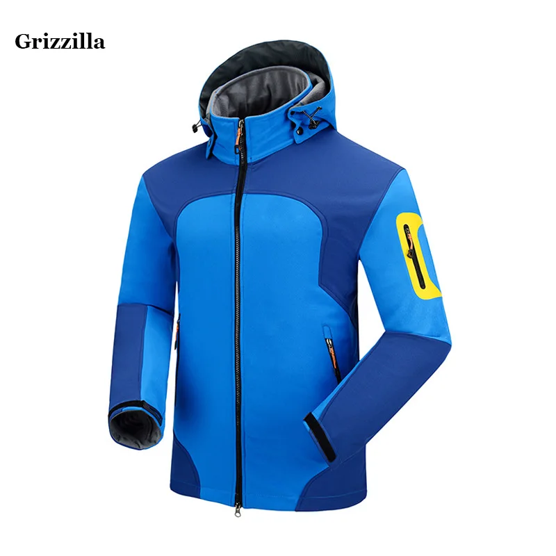 Мужская водонепроницаемая ветрозащитная куртка Grizzilla теплая с мягкой оболочкой