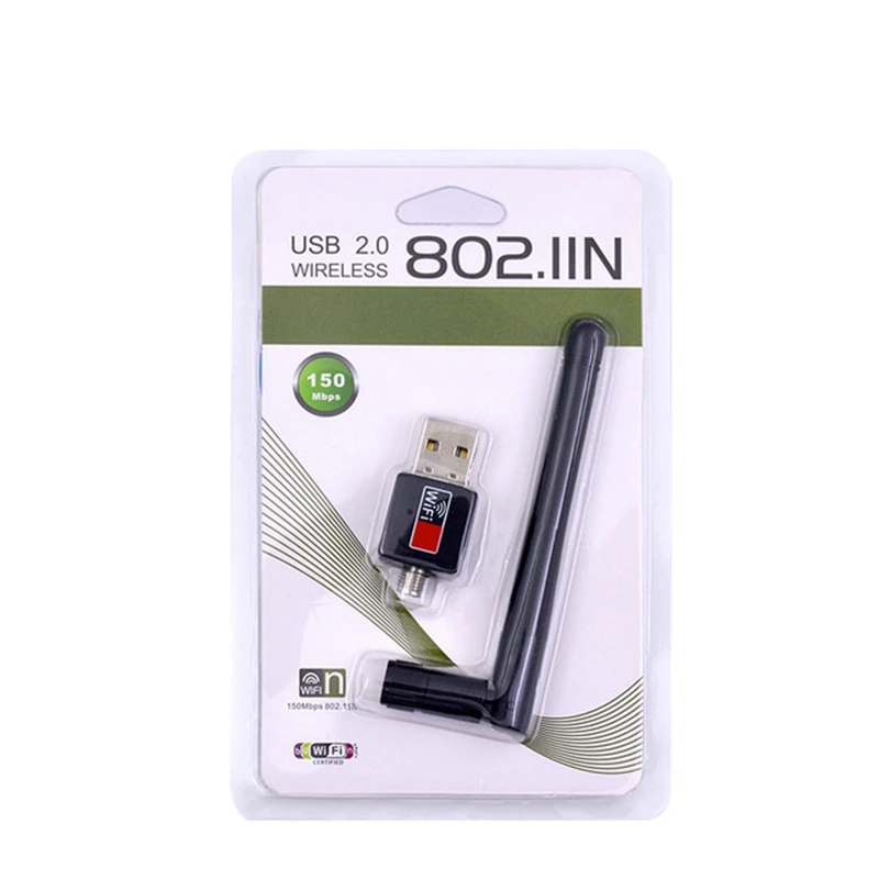 Беспроводной USB адаптер 802.11b/n/g 150 Мбит/с 2 дБ|Беспроводные адаптеры| |