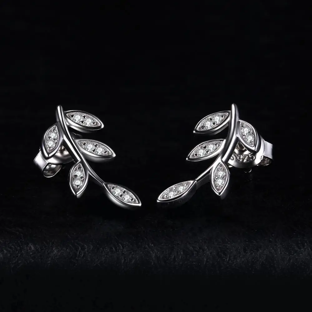 Женские серьги-гвоздики с фианитом JewelryPalace корейские серьги из стерлингового