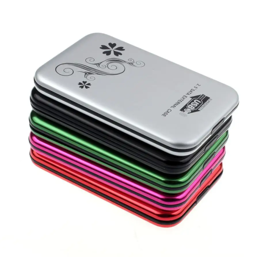 Высокоскоростной внешний жесткий диск SATA 1 шт. 5 цветов USB 3 0 2 дюйма корпус для