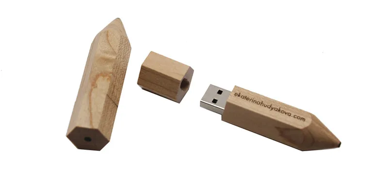 SHANDIAN креативный подарок USB 2,0 изготовленный на заказ логотип деревянный карандаш USB флеш-накопитель 4 ГБ 8 ГБ 16 ГБ 32 ГБ 64 Гб карта памяти usb