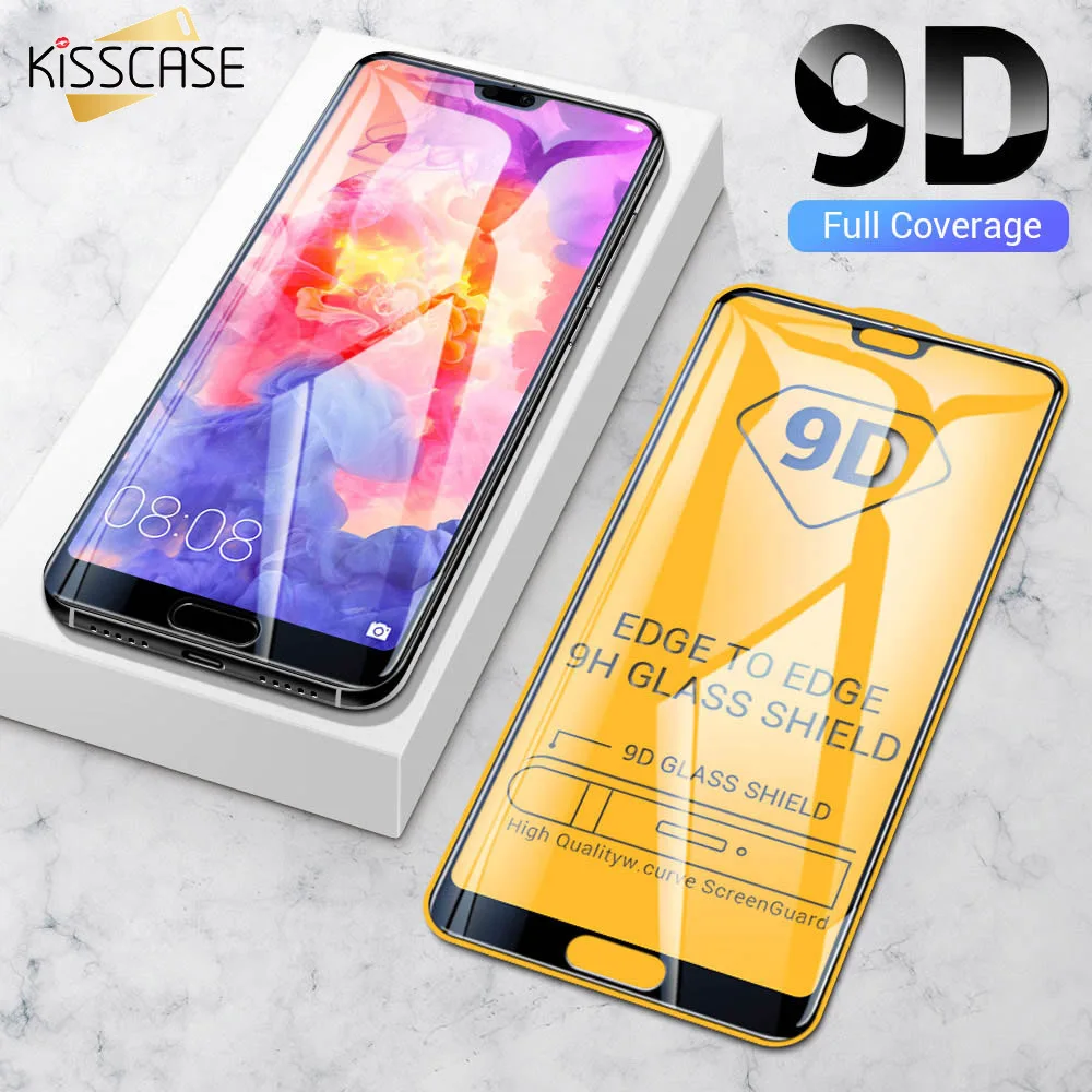 Закаленное стекло для Samsung Galaxy A7 A9 A6 A8 Plus 2018 A50 A70 A30 S10E M20 9D|Защитные стёкла и плёнки
