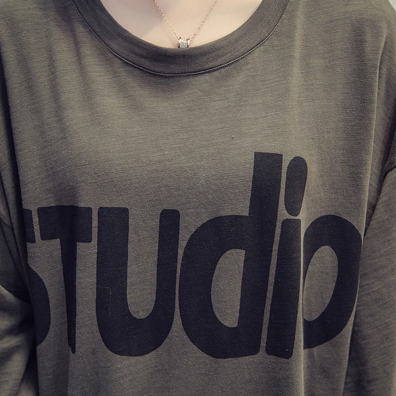 Большой Размеры Для женщин летнее платье 2017 хлопок футболки Свободные