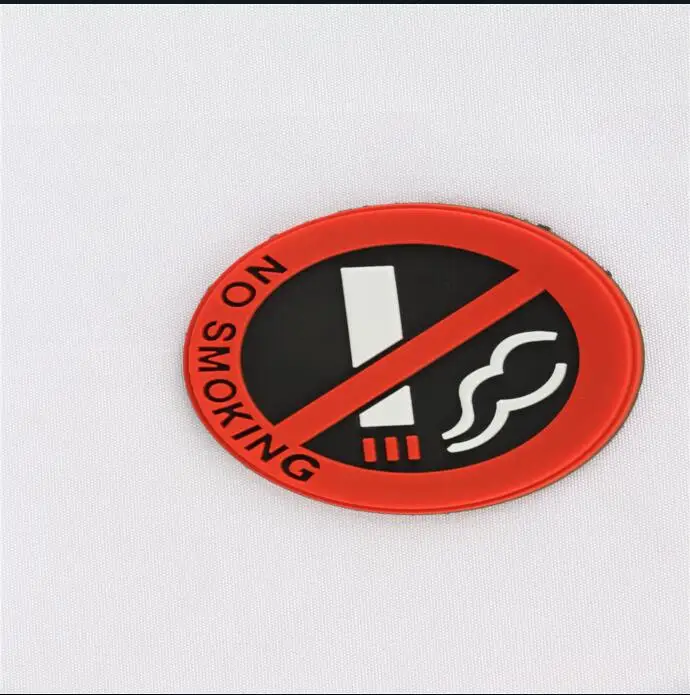 Не курить наклейки для автомобиля Стайлинг допускается круглый красный логотип