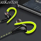 Спортивные наушники, супер стерео гарнитура, устойчивая к поту гарнитура для бега 3,5 мм с микрофоном, наушники для Xiaomi, наушники для Meizu, гарнитура