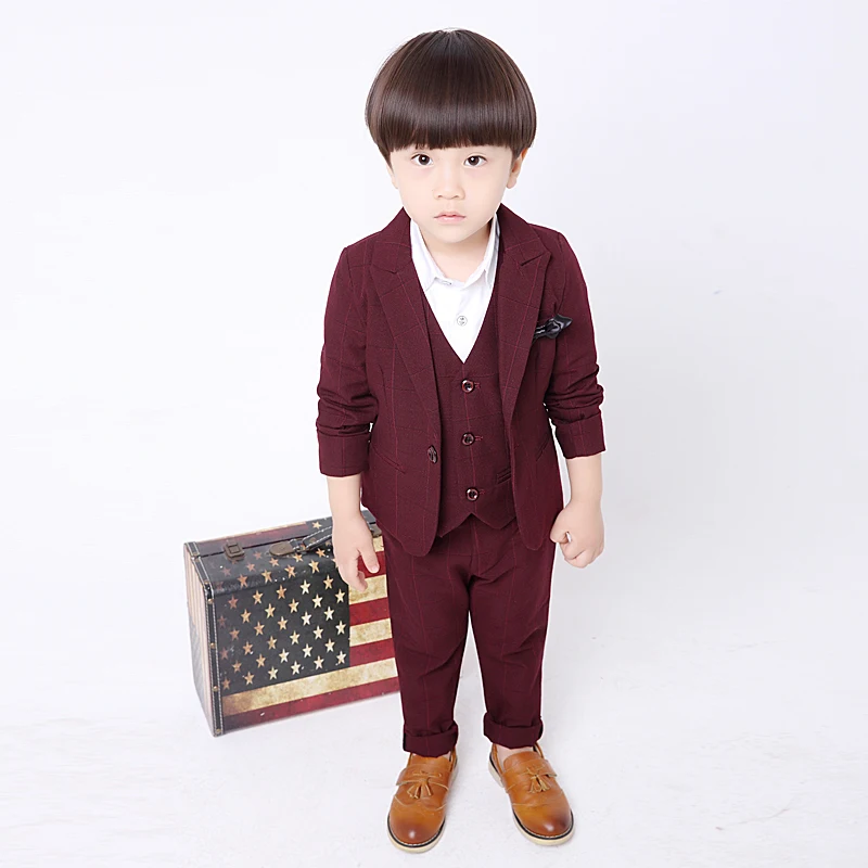 LUOBOBEIBEI/костюмы для маленьких мальчиков Свадебный костюм официальная одежда