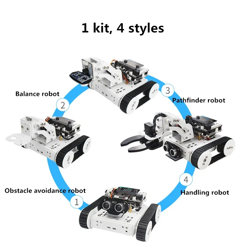 Микро: бит smart car kit/Qtruck/питон образование микробит программируемый робот