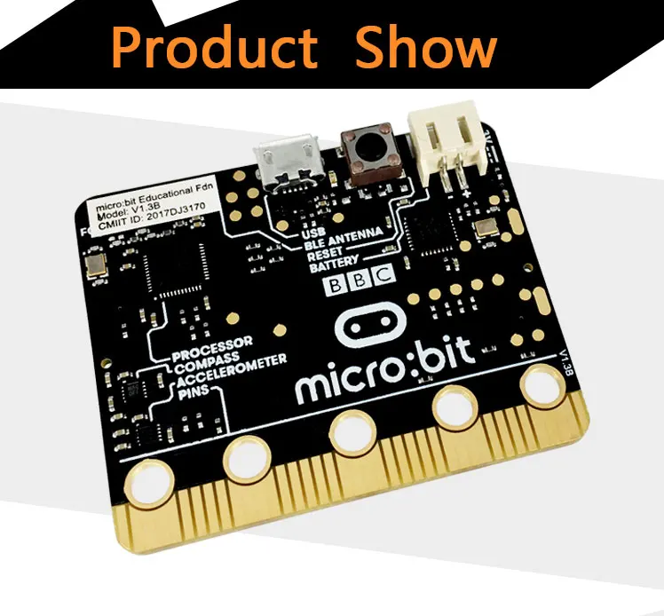 BBC Micro: светодиодный бит матрица с 25 светодиодный s бортовой детектор движения компас Bluetooth микро бит