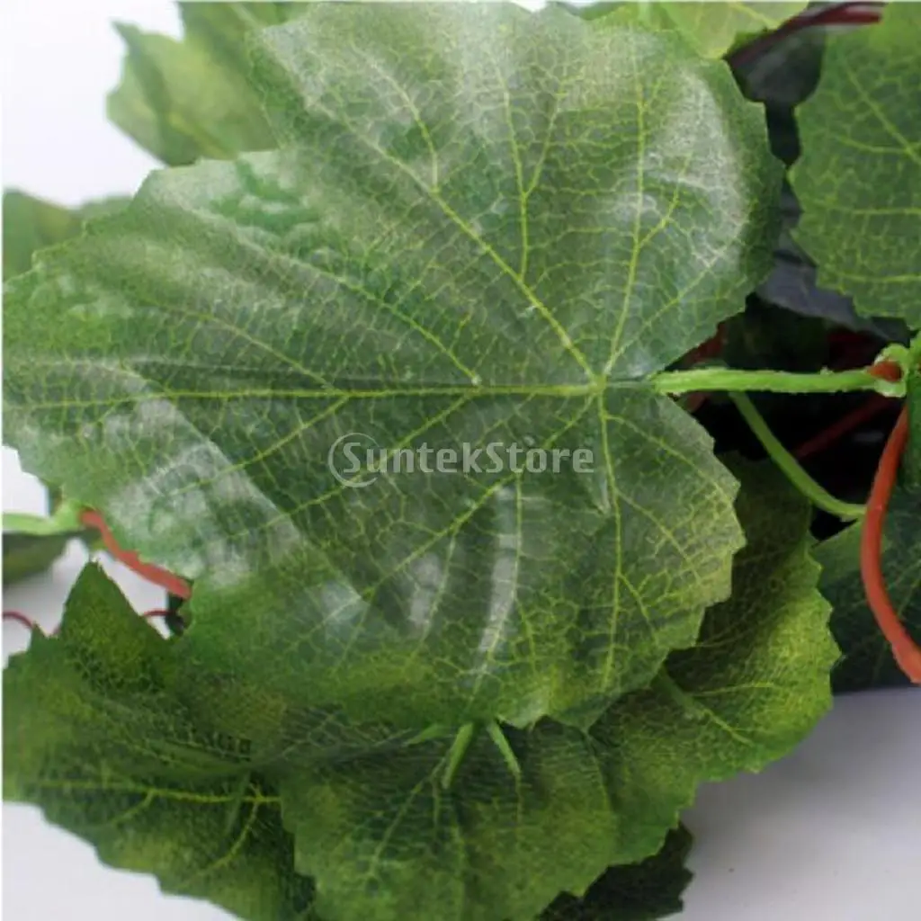 Украшение для вивария рептилий аквариумное украшение искусственный виноград