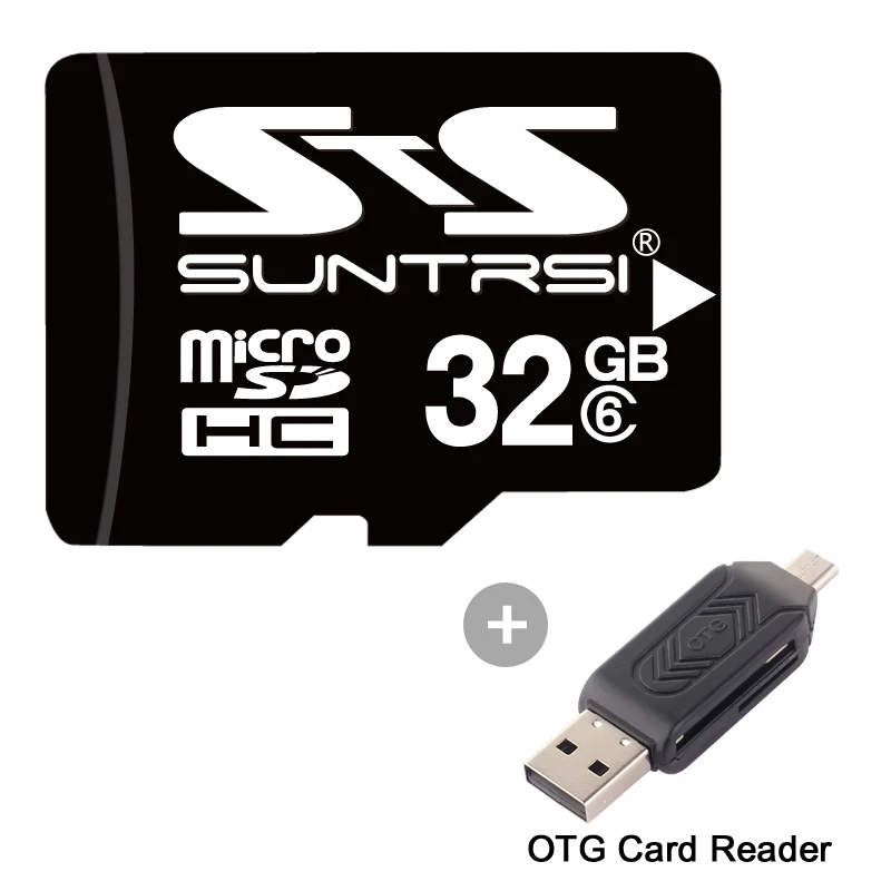 Suntrsi Micro SD 32 ГБ карты памяти класса 6 высокое Скорость 16 8 Microsd для Камера