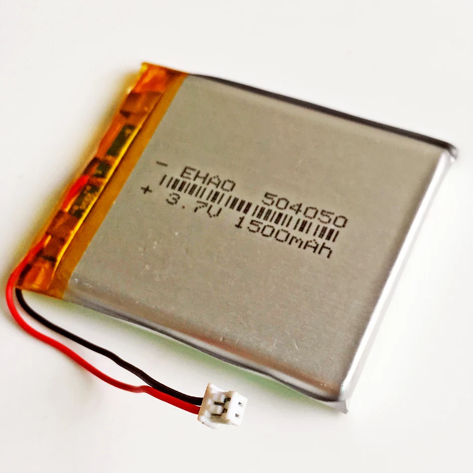 10 шт. JST 1,25 мм 3,7 в 1500 мАч 504050 литий-полимерная LiPo аккумуляторная батарея для DVD PAD мобильного планшета ПК power bank камеры