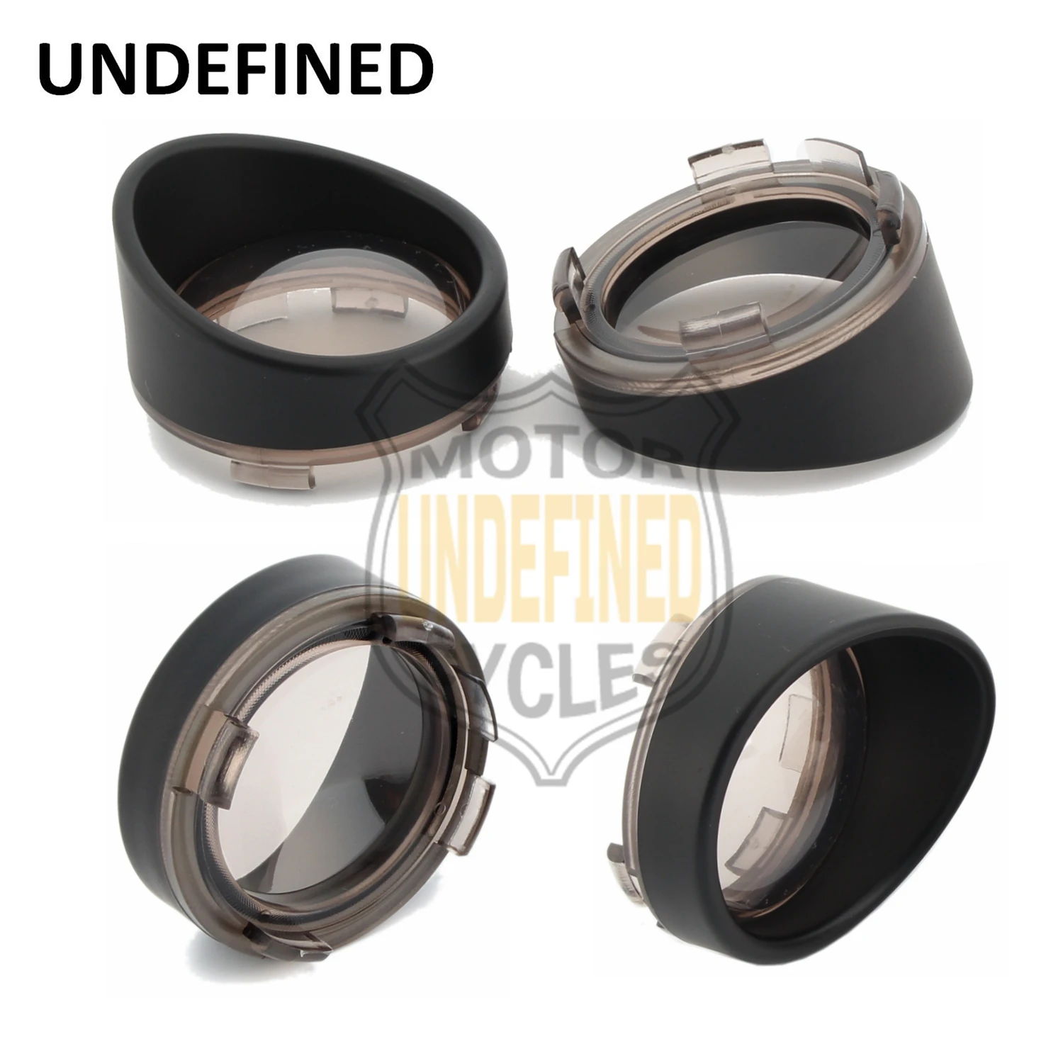 

4Pcs Motorcycle Turn Signal Light Lens Cover Smoke Visor Lenses Bezel Accessories For Harley Sportster 883 1200 Touring Softail