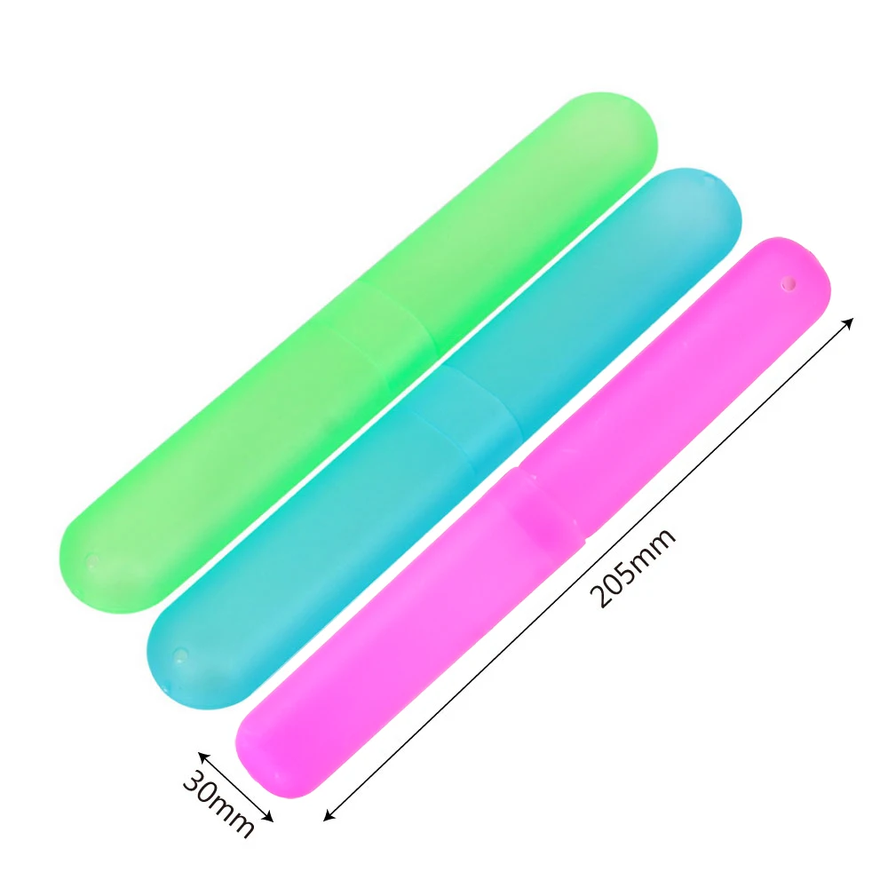 1 шт. портативный дорожный футляр для зубной щетки пластиковый пылезащитный