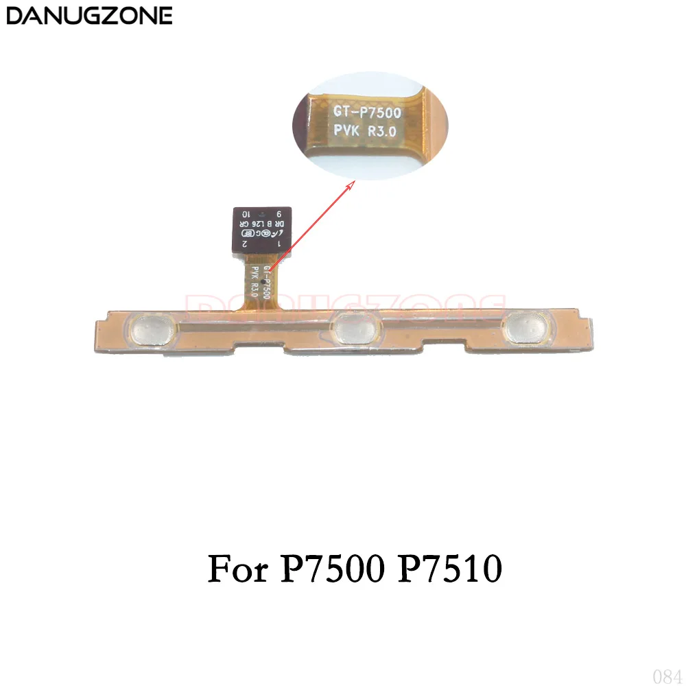 For P7500 Кнопка включения/выключения звука кнопка выключения звука гибкий кабель для samsung P5200 P5210 P5100 P3100 P7500 N8000 N5100 T211 T531 T530 - Цвет: For P7500