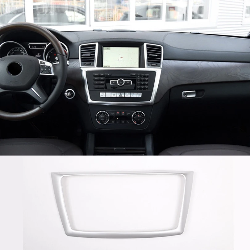 ABS Chrome Center Console Frame Trim For Mercedes Benz GL GLE GLS ML Class 2013-2019 Car Accessories | Автомобили и мотоциклы