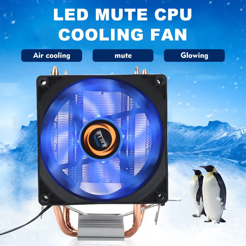 Кулер для процессора с 4 тепловыми трубками кулер воды AMD Intel 775 1150 1151 1155 1156