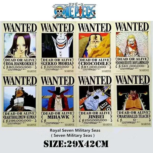 10 шт./партия ONE PIECE Wanted постеры новейший аниме постер ONE PIECE Луффи Эйс джинбе нами и Чоппер Робин Зоро Санджи Усопп игрушки франки