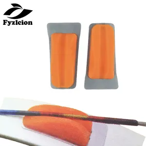 Охотный арбалет с употреблением желтого зубчика-болты 1 пара Лук Стабилизатор охотничий амортизатор изогнутый стрельба из лука резиновый наконечник аксессуары для стрельбы из лука