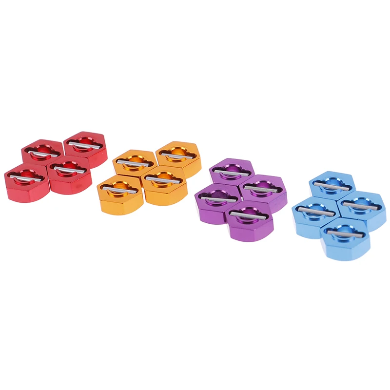 4 шт./компл. 4P HSP 102042 1/10 алюминиевый RC шестигранный гайка с штифтами приводные