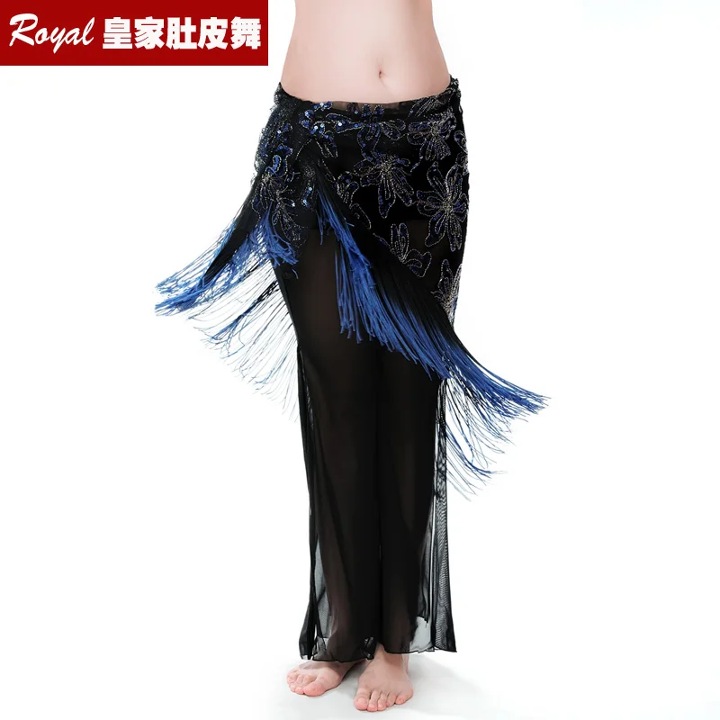 Пикантные вышивка танец живота хип шарф набедренные повязки для танца Для женщин