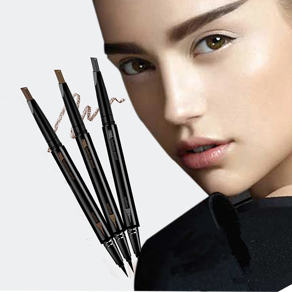 Комплект из 3 предметов с двойной головкой вращение автомат карандаш для бровей