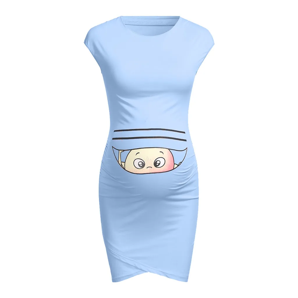 SAGACE платья для беременных летнее платье футляр без рукавов женщин пляжное с