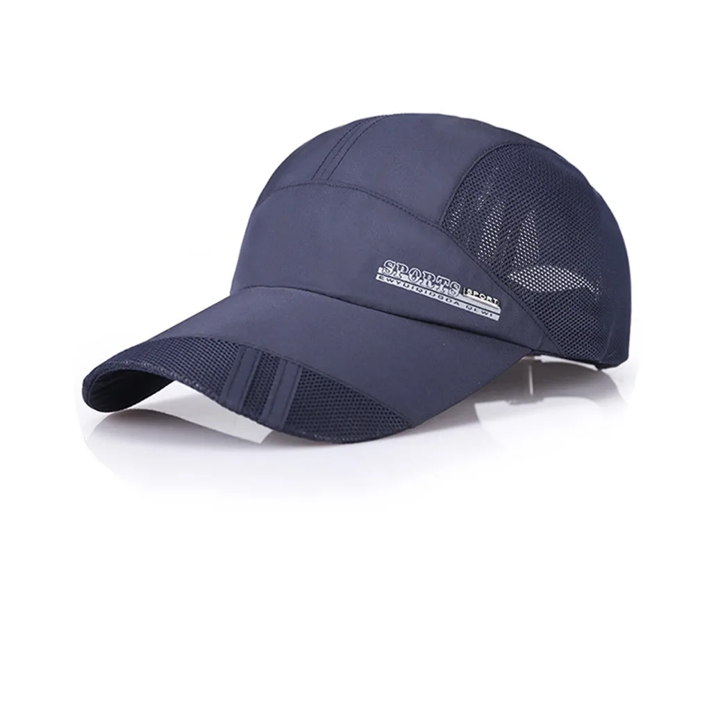 Perimedes New Mesh Cap Fishermen Outdoor Sport Mesh hat Quick-drying Summer Visor Climbing Hunting Desert Cap Casquette#y30