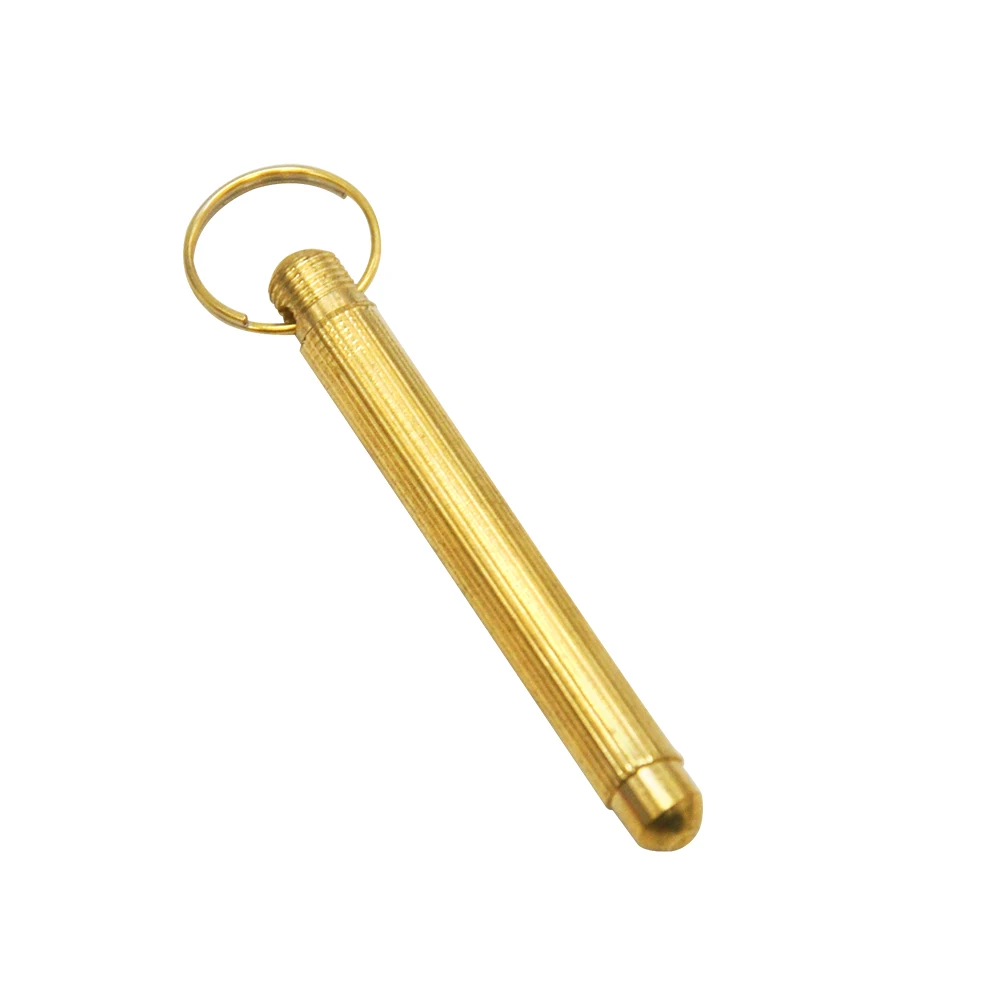 Золотая латунная ложка для табака HORNET Sniffer Snorter Powder Hoover Hooteer Metal Snuff Tobacco Pipe Shovel Key Chain