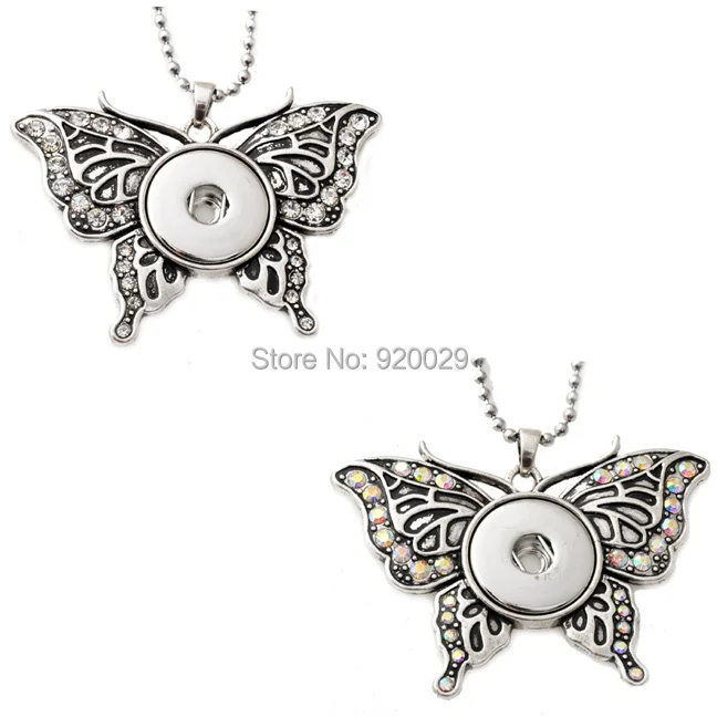 Ювелирное украшение. Кулон бабочка-кнопка 18 мм. | Украшения и аксессуары