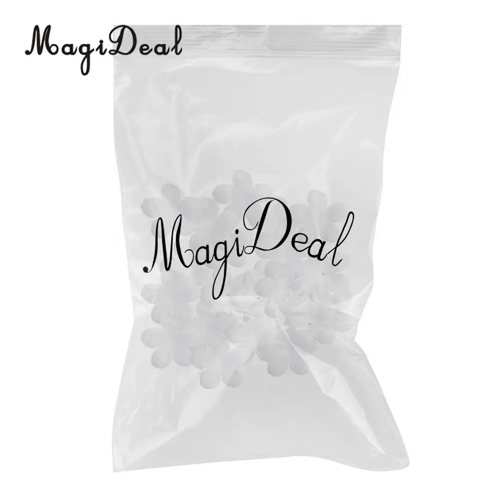 MagiDeal 200 шт Искусственные Шелковые лепестки цветов для свадебного украшения