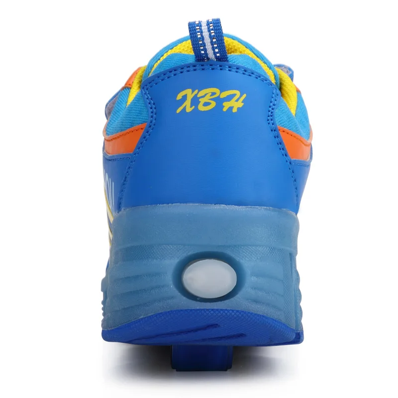 Новые детские светящиеся кроссовки Heelys, детская обувь для роликовых коньков, детские туфли со светодиодной подсветкой, кроссовки для мальчиков и девочек с колесами