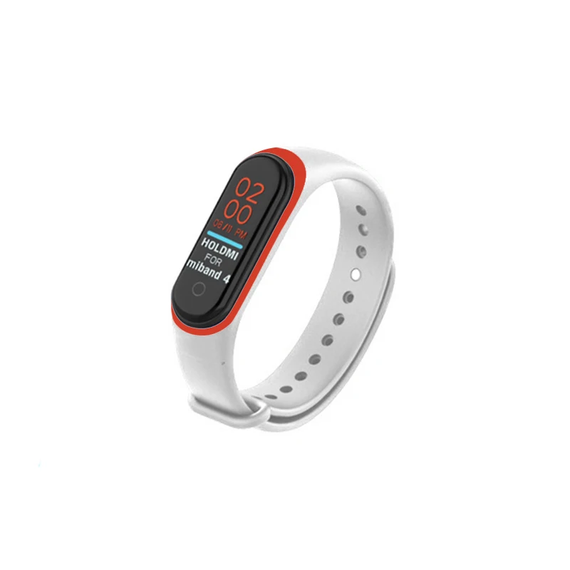 V Цветной силиконовый ремешок на запястье для mi band 4 для Xiaomi mi Band 4 браслет mi band 4 аксессуары для ремешка - Цвет: V