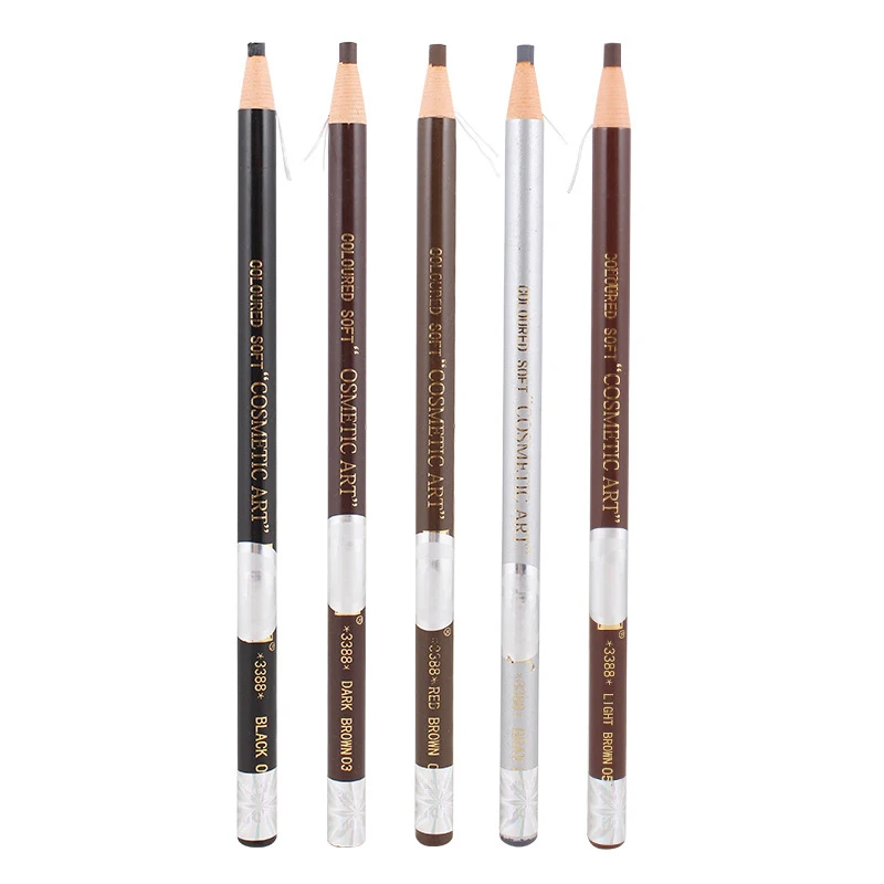 2 шт./лот Microblading Водонепроницаемый карандаш для бровей Enhancer макияж Перманентный макияж бровей 5 цветов карандаш для бровей косметические средства