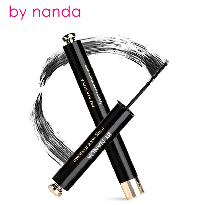 by nanda 3D Fiber Lashes Mascara False Eyelashes Waterproof Volume Curling Slim Durable No Blooming Brush Lengthening Colossal |