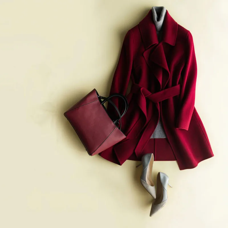 Двухстороннее кашемировое пальто шерстяное пальто для женщин осень женские весенние куртки верхняя одежда для женщин abrigos mujer invierno