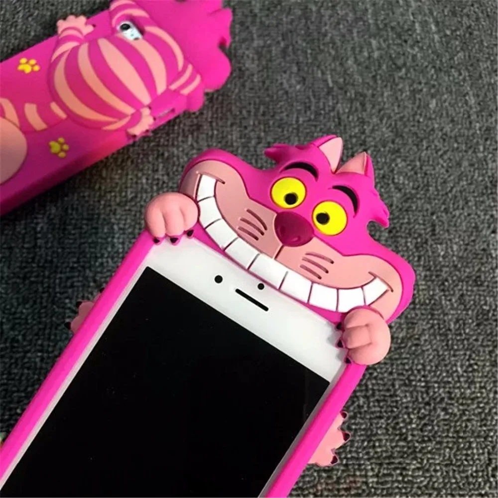 Qushar 3D мультфильм милый Чехол для Apple IPhone 5 5S SE 6 S плюс Прекрасный чехол телефона