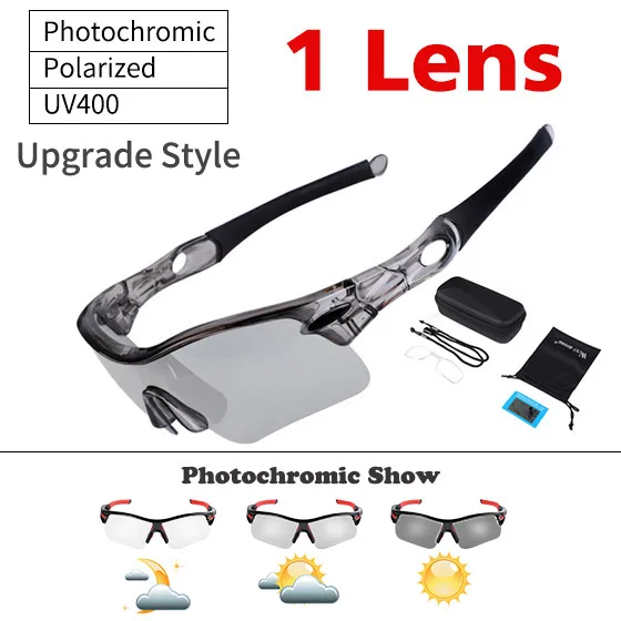 3 in 1 Upgrade Gray WEST BIKING фотохромные велосипедные очки MTB велосипедные солнцезащитные очки защитные очки UV400 для спорта на открытом воздухе для женщин и мужчин велосипедные очки - Цвет: 3 in 1 Upgrade Gray