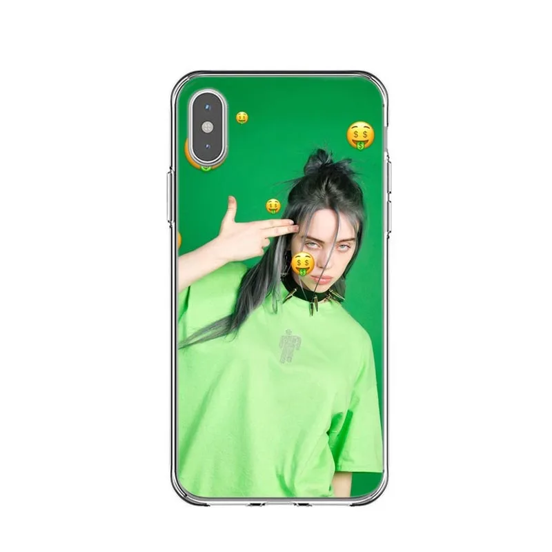 Billie eilish rainbow blohsh Ocean Eyes мягкая задняя крышка чехол для телефона iPhone 11 Pro Max X 5 5S SE 6 6S