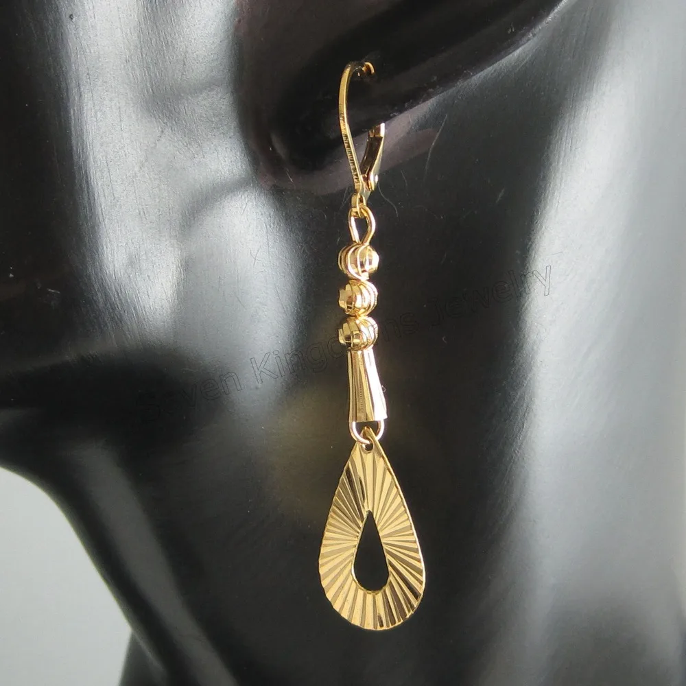 Минимальный заказ 10 $/капли воды узор резные болтающиеся серьги высотой 56 мм 2