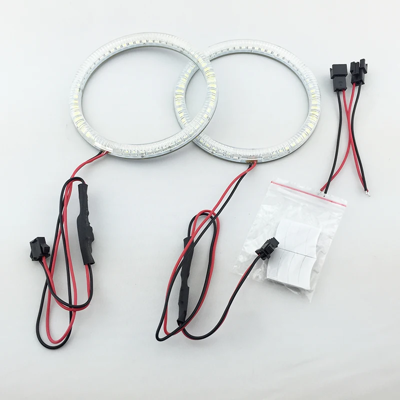 Ультра яркий SMD белый светодиодный ангельские глазки 1600LM 12V halo ring kit для Honda Accord coupe