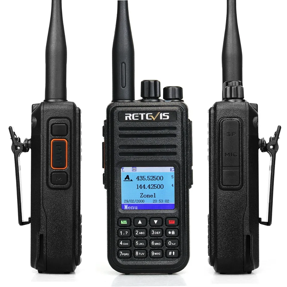 RETEVIS RT3S DMR Digital Walkie Talkie 10 PCS Ham Radio Stations Walkie-talkies Professional Amateur Two-Way Radio VHF UHF GPS enlarge