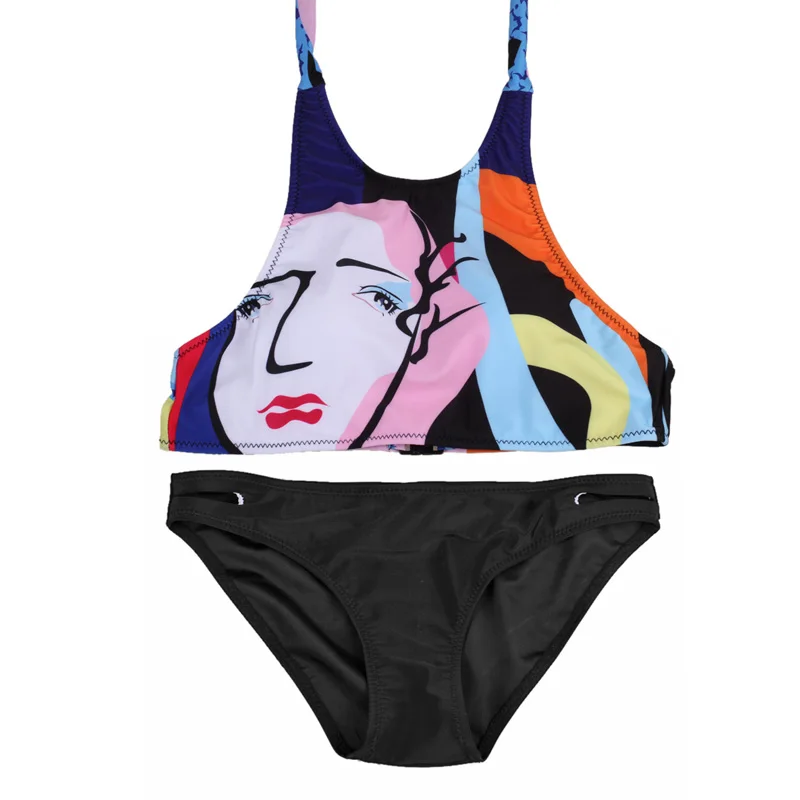 Бюстгальтер & краткие наборы купальники бикини черный низ майо де бейн femme trikinis 2017