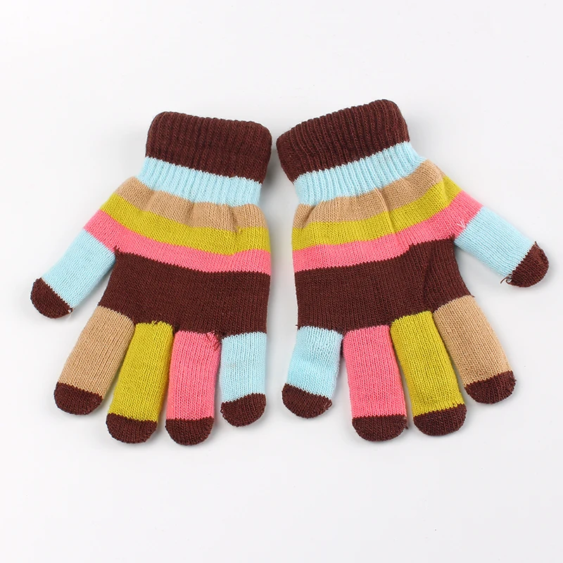 New Kids Gloves Winter Warm Infant Glove Thickened Double Layer Mittens Outdoor Toddler Mitten Boys Girls Props Baby Accessories | Детская