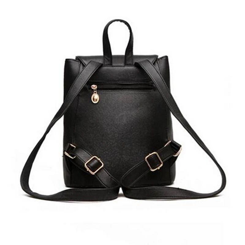 Женский рюкзак высокого качества из искусственной кожи Mochila Escolar школьные сумки