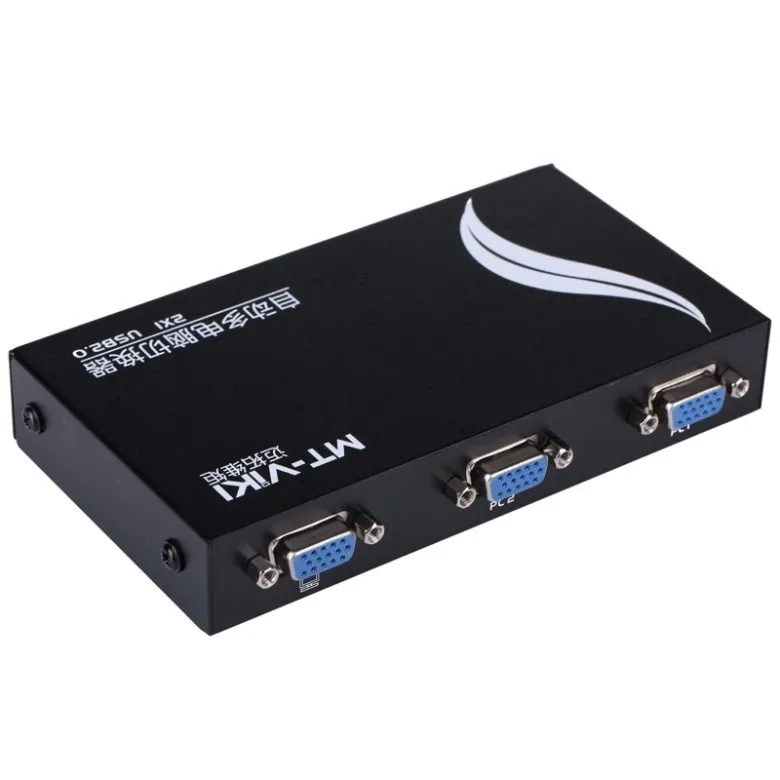 Автоматический переключатель KVM с 2 портами USB PS/2 кнопка или доступа для