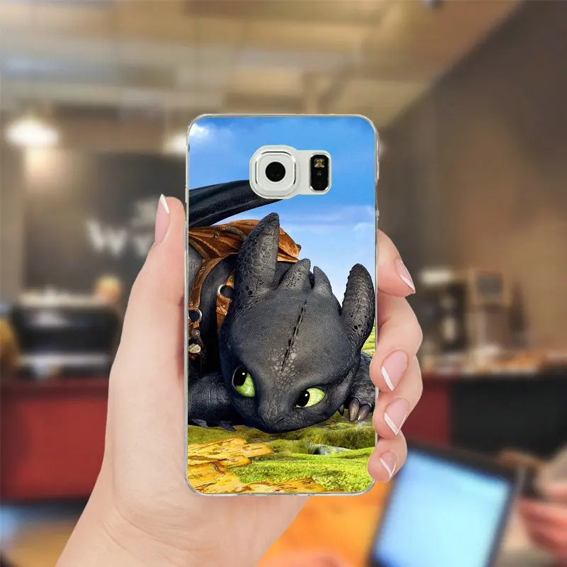 Soft TPU Cases Cover for Samsung Galaxy Note 2 3 4 5 8 S2 S3 S4 S5 Mini S6 S7 S8 S9 Edge Plus How To Toothless Train Your Dragon | Мобильные