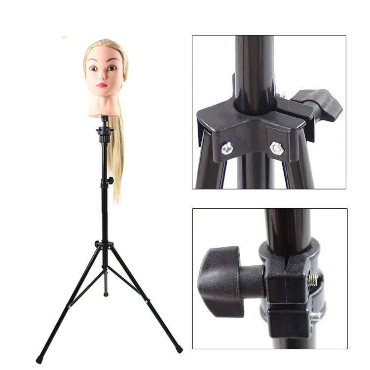 Бесплатная EMS доставка Черный штатив Стенд для обучения манекен головы дисплей