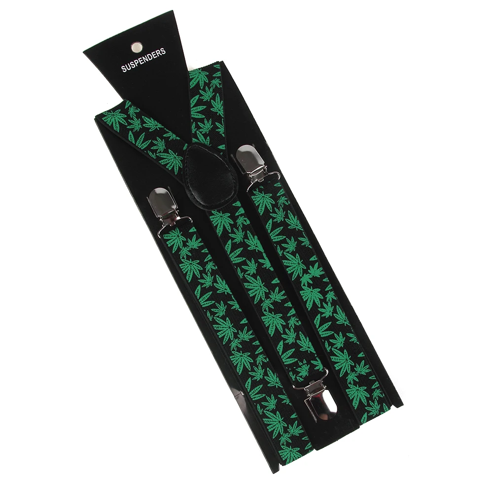 Подтяжки для женщин и мужчин черные зеленые с бантом 2 5 см широкие подтяжки