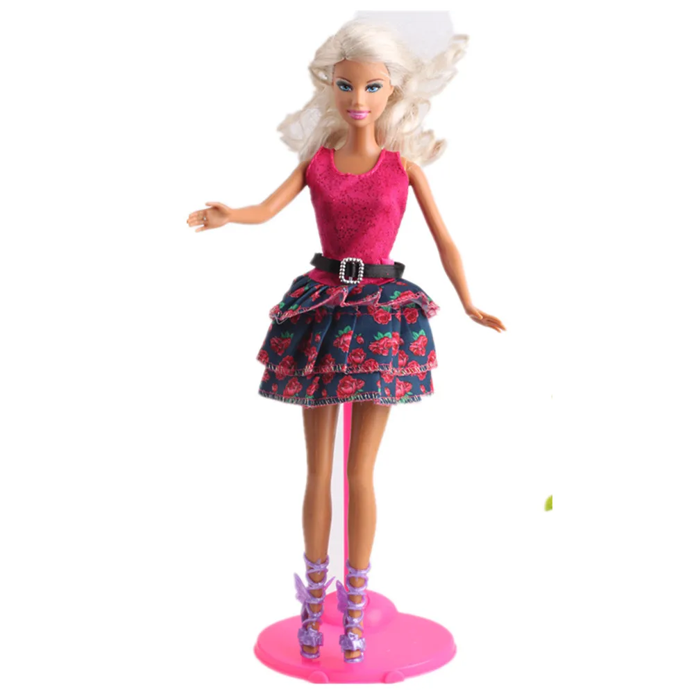 Лидер продаж красивая Цветочная одежда ручной работы для куклы Барби