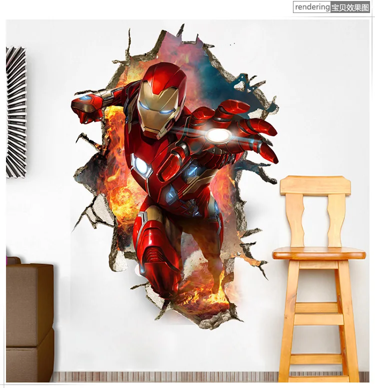 

3D breakthrough Wall Sticker Decal Decor Vinyl Art Home Bedroom Poster D136